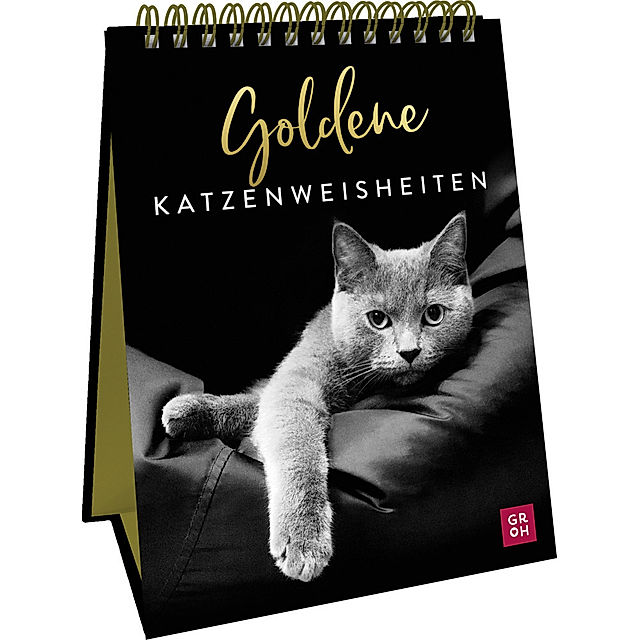 Geschenke für Tierliebhaber Goldene Katzenweisheiten Buch