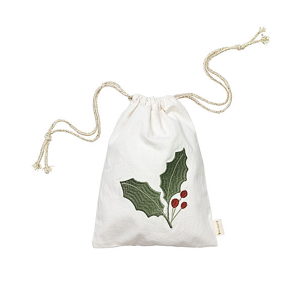 FABELAB Geschenke-Stoffbeutel HOLLY (34x23) in birch