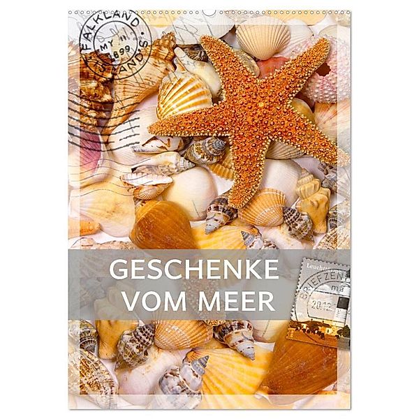 Geschenke vom Meer (Wandkalender 2024 DIN A2 hoch), CALVENDO Monatskalender, Christine B-B Müller