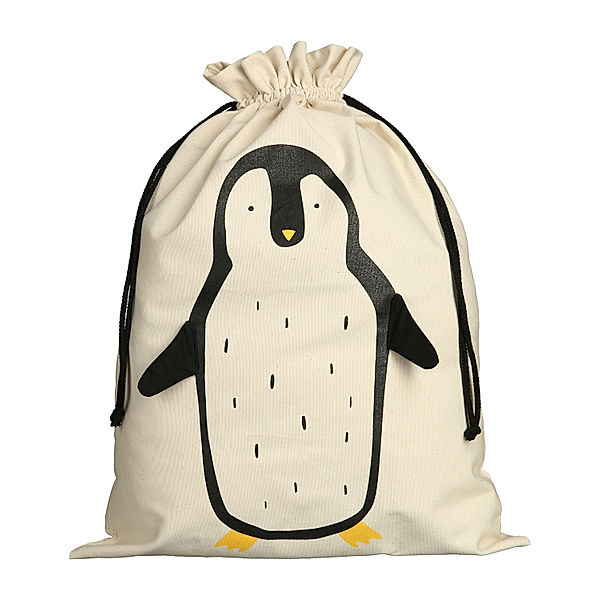 tausendkind home & go Geschenkesack PINGUIN in natur