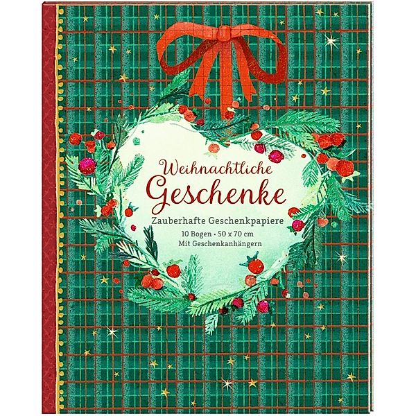 Geschenkpapier-Buch - Weihnachtliche Geschenke