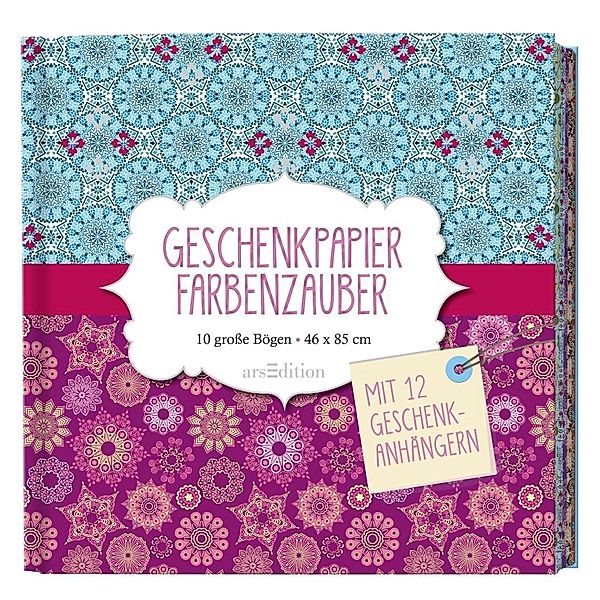 Geschenkpapier Farbenzauber