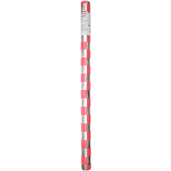 RICO Design Geschenkpapier FUTSCHIKATO - SCHACHBRETT in pink/silber