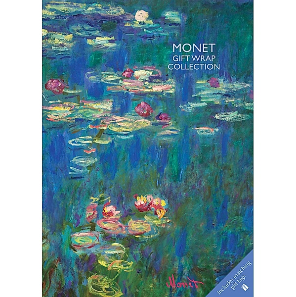 Geschenkpapier Monet, 10 Bögen je 480 x 698 mm