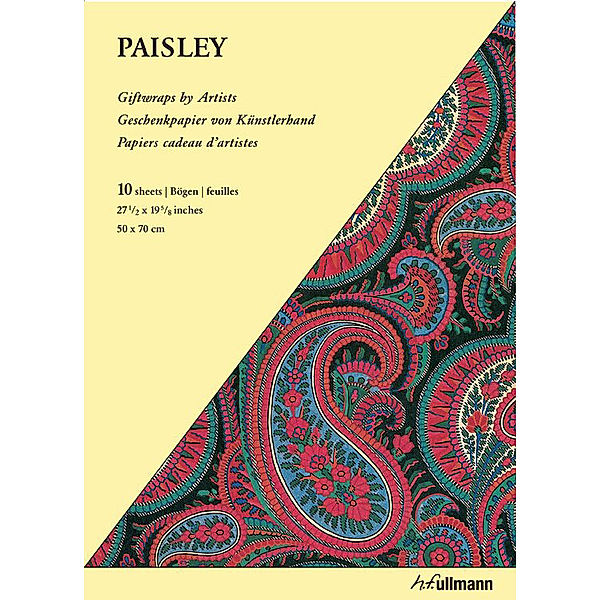 Geschenkpapier von Künstlerhand: Paisley