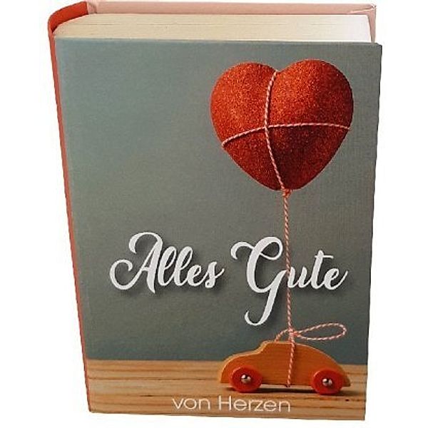 Geschenkschachtel Buch - Alles Gute von Herzen