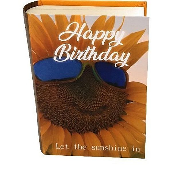 Geschenkschachtel Buch - Happy Birthday