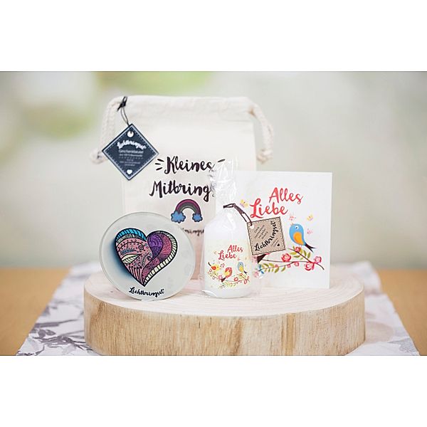 Geschenkset 4-teilig ALLES LIEBE