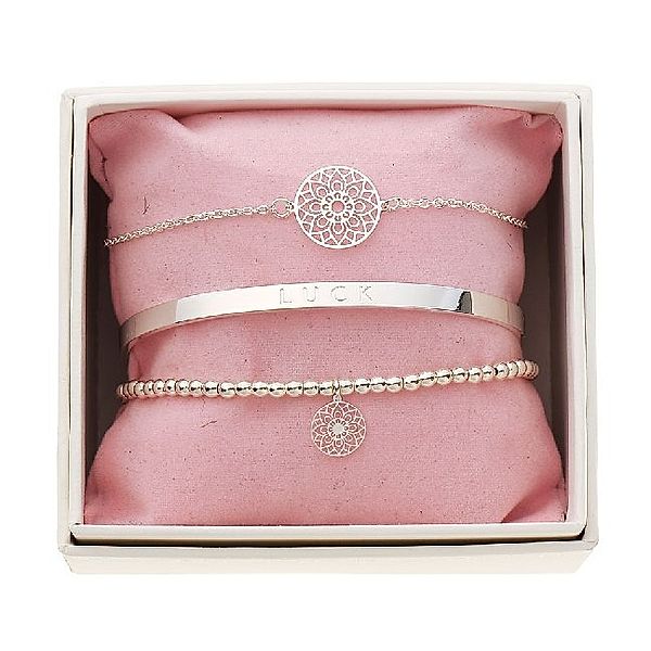 Geschenkset - Armbänder - Simply the best - Mandala des Glücks, Crystals