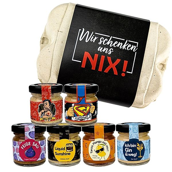 Geschenkset Senf Wir schenken uns NIX