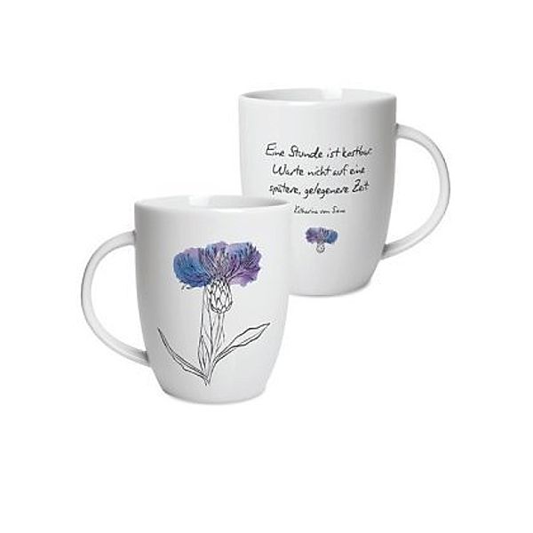 Geschenktasse Motiv Kornblume