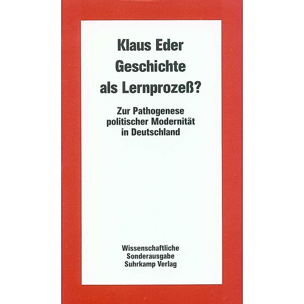 Geschichte als Lernprozess?, Klaus Eder