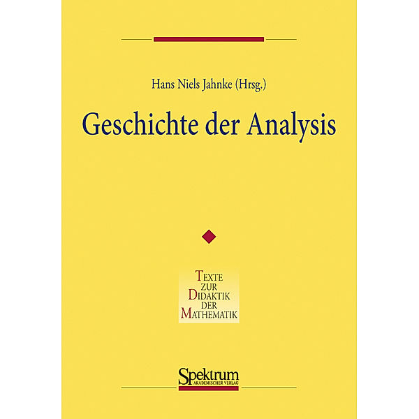 Geschichte der Analysis, Hans Niels Jahnke