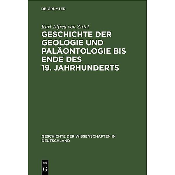 Geschichte der Geologie und Paläontologie bis Ende des 19. Jahrhunderts / Jahrbuch des Dokumentationsarchivs des österreichischen Widerstandes, Karl Alfred von Zittel