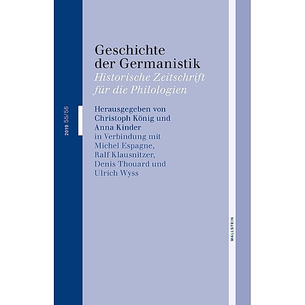 Geschichte der Germanistik / Geschichte der Germanistik