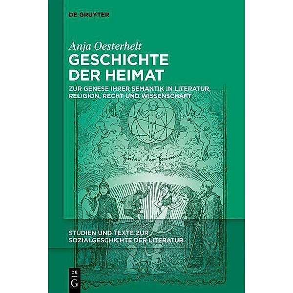 Geschichte der Heimat / Studien und Texte zur Sozialgeschichte der Literatur Bd.157, Anja Oesterhelt