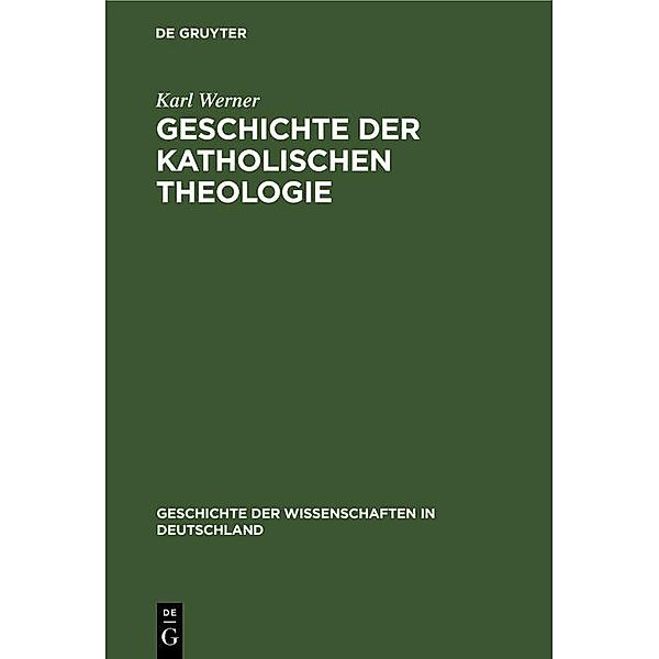 Geschichte der katholischen Theologie / Jahrbuch des Dokumentationsarchivs des österreichischen Widerstandes, Karl Werner