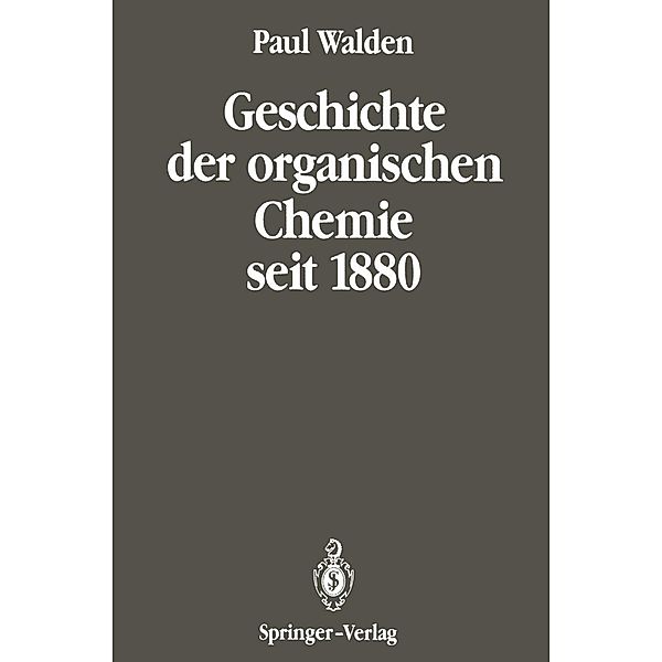 Geschichte der organischen Chemie seit 1880, Paul Walden