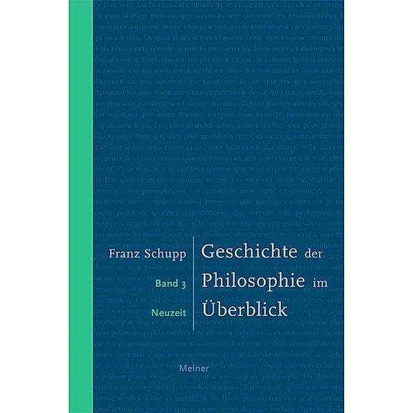 Geschichte der Philosophie im Überblick. Band 3. Neuzeit, Franz Schupp