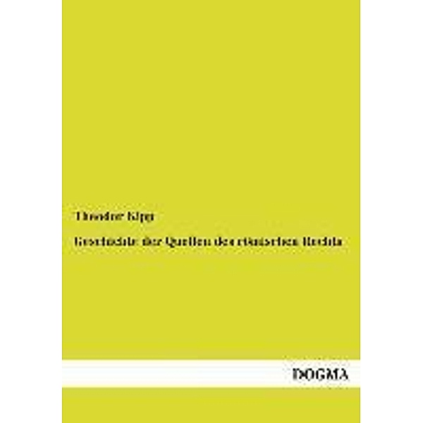 Geschichte der Quellen des römischen Rechts, Theodor Kipp