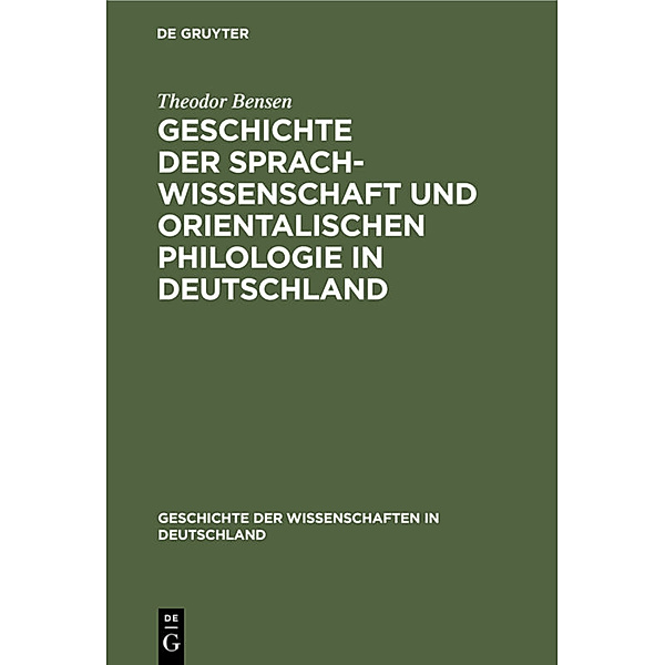 Geschichte der Sprachwissenschaft und orientalischen Philologie in Deutschland, Theodor Bensen