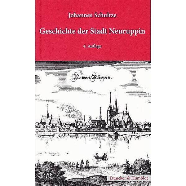 Geschichte der Stadt Neuruppin, Johannes Schultze