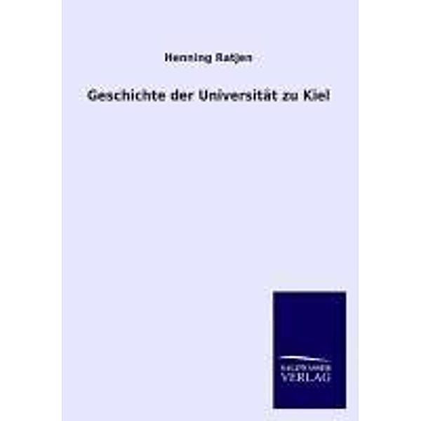 Geschichte der Universität zu Kiel, Henning Ratjen