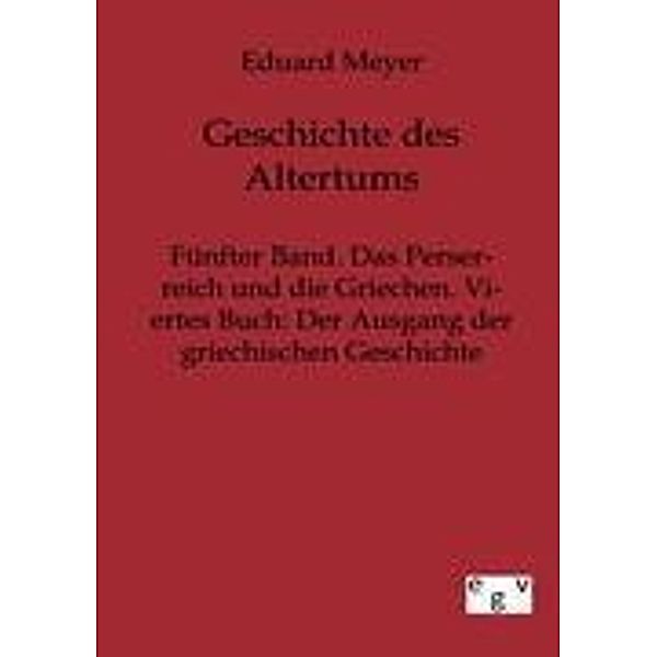 Geschichte des Altertums, Eduard Meyer
