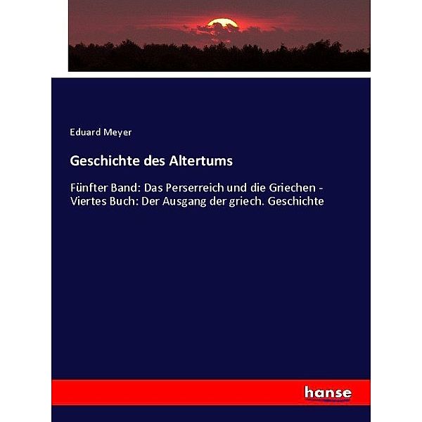 Geschichte des Altertums, Eduard Meyer