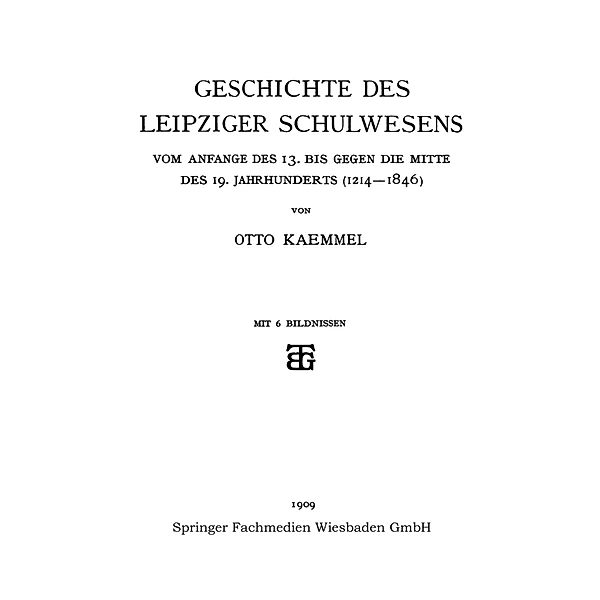 Geschichte des Leipziger Schulwesens, Otto Kaemmel