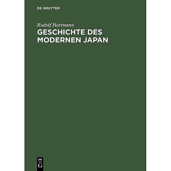 Geschichte des modernen Japan, Rudolf Hartmann