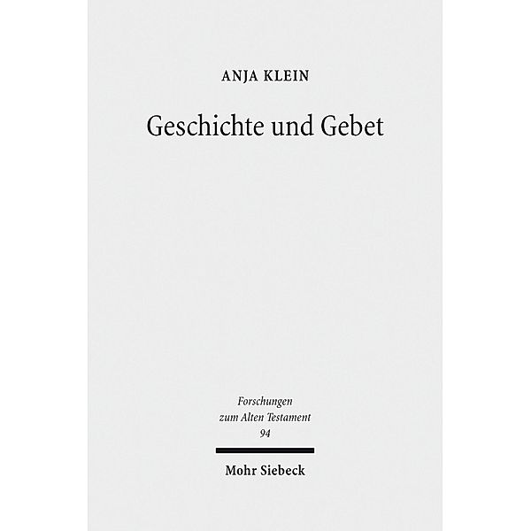 Geschichte und Gebet, Anja Klein