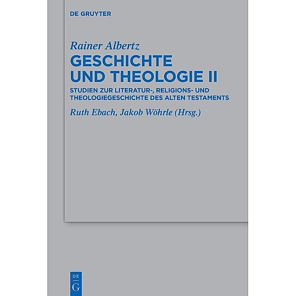 Geschichte und Theologie II, Rainer Albertz
