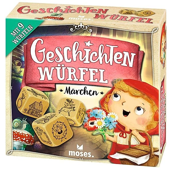 moses Verlag Geschichtenwürfel MÄRCHEN 9-teilig