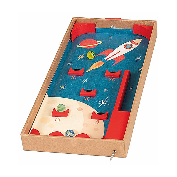 Egmont Toys Geschicklichkeitesspiel PINBALL aus Holz