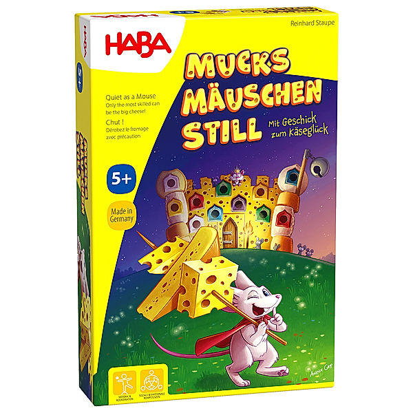 HABA Geschicklichkeitsspiel MUCKSMÄUSCHENSTILL