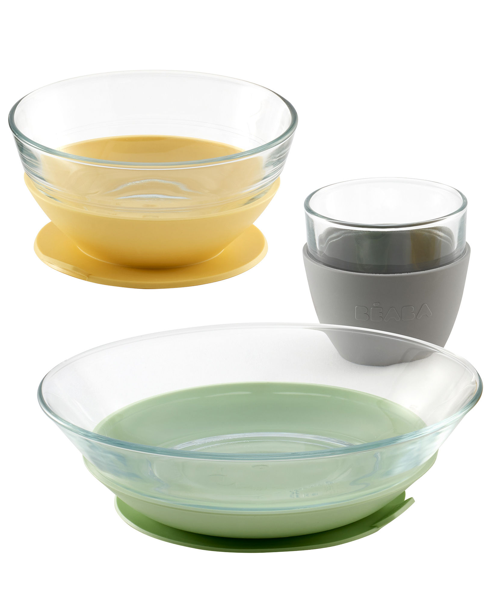 Geschirr-Set BIG MEAL 3-teilig aus Glas in bunt kaufen