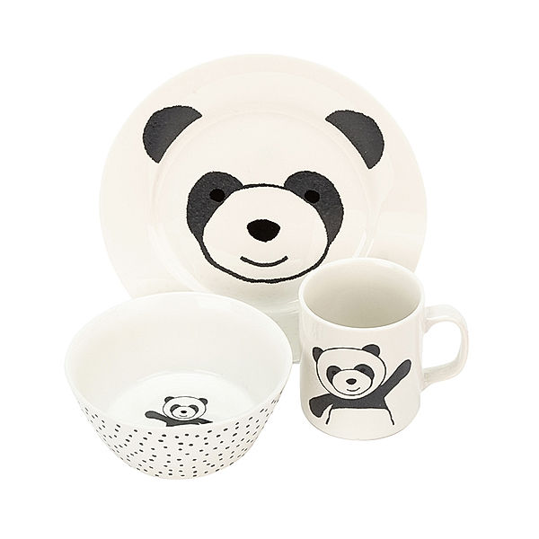 Jellycat Geschirrset HARRY PANDA 3-teilig in weiss