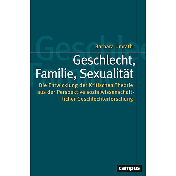 Geschlecht, Familie, Sexualität, Barbara Umrath