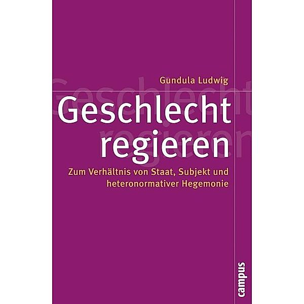 Geschlecht regieren / Politik der Geschlechterverhältnisse Bd.46, Gundula Ludwig