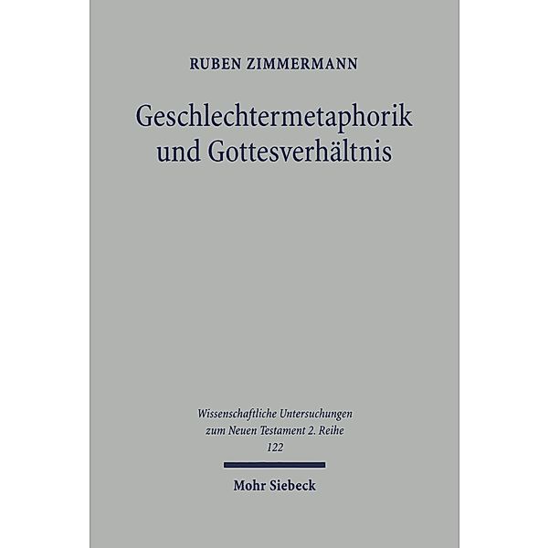 Geschlechtermetaphorik und Gottesverhältnis, Ruben Zimmermann