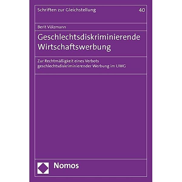 Geschlechtsdiskriminierende Wirtschaftswerbung, Berit Völzmann