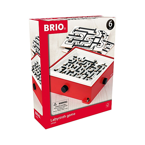 Brio Geschlicklichkeitsspiel LABYRINTH mit Übungsplatten, BRIO®