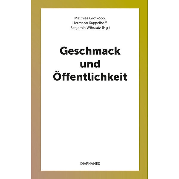 Geschmack und Öffentlichkeit