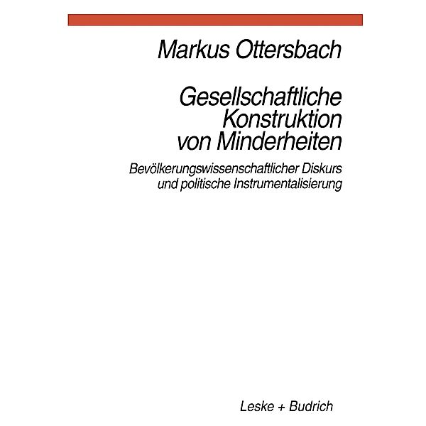 Gesellschaftliche Konstruktion von Minderheiten, Markus Ottersbach