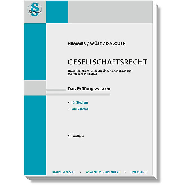 Gesellschaftsrecht, Karl-Edmund Hemmer, Achim Wüst, Clemens d'Alquen