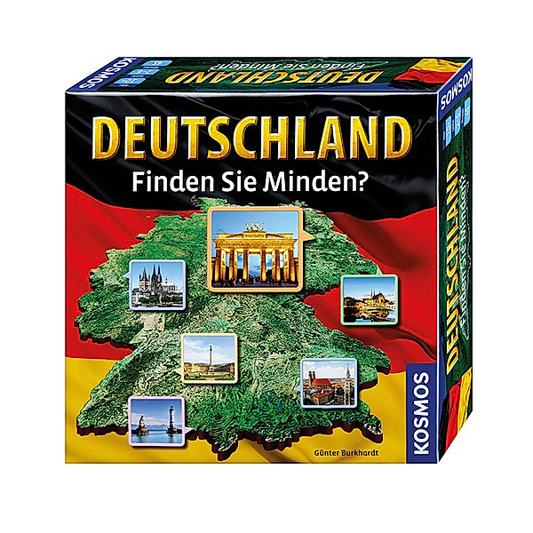 KOSMOS Gesellschaftsspiel – Deutschland - Finden Sie Minden?, Günter Burkhardt