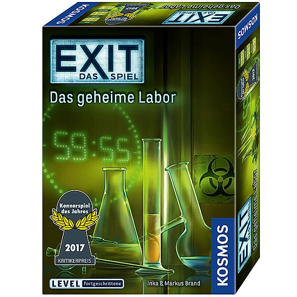 KOSMOS Gesellschaftsspiel – EXIT - Das geheime Labor, Inka Brand, Markus Brand