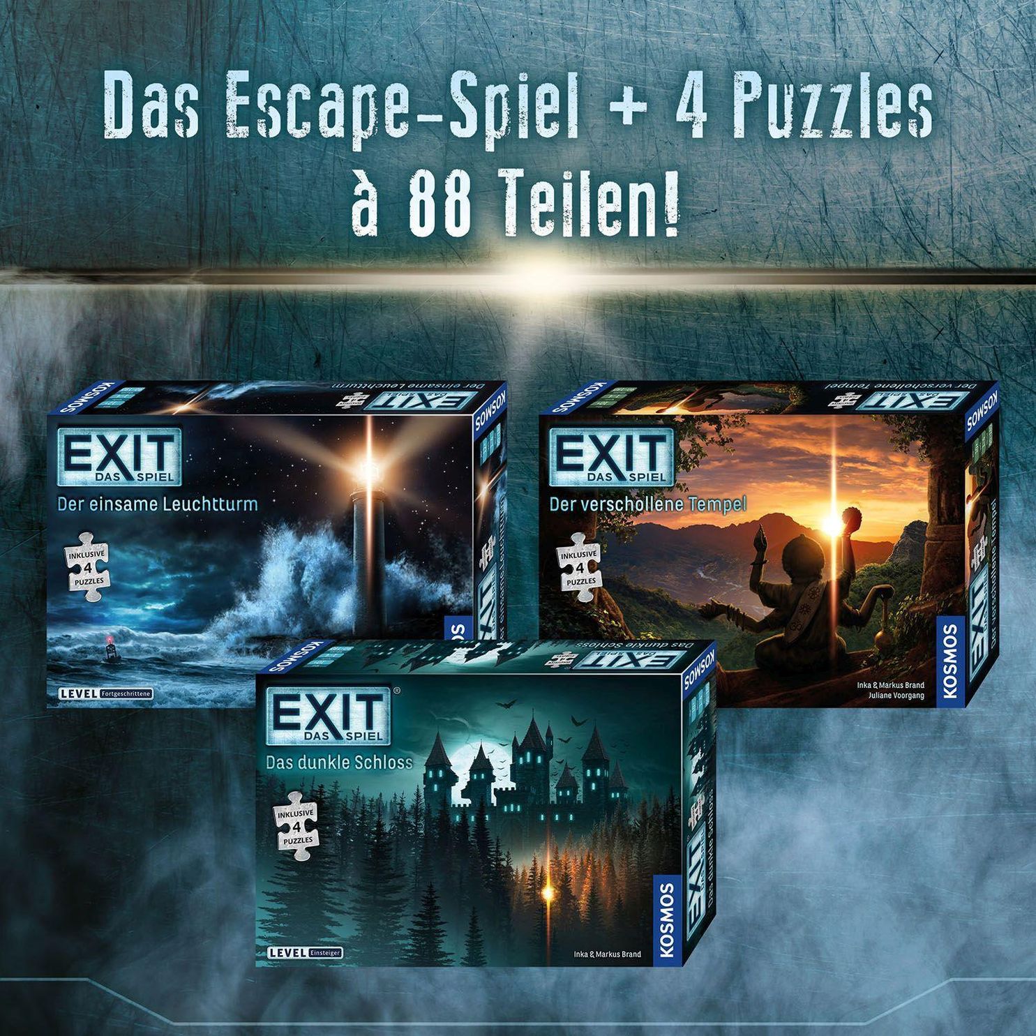 Gesellschaftsspiel EXIT Das Spiel + Puzzle – Der verschollene Tempel |  Weltbild.de