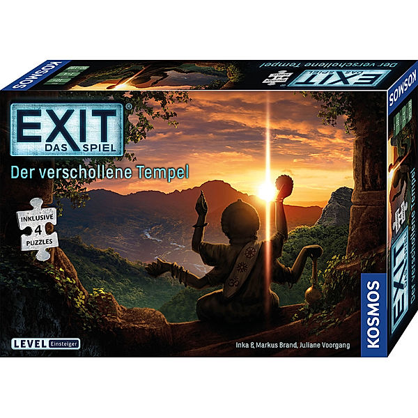 KOSMOS Gesellschaftsspiel EXIT Das Spiel + Puzzle – Der verschollene Tempel